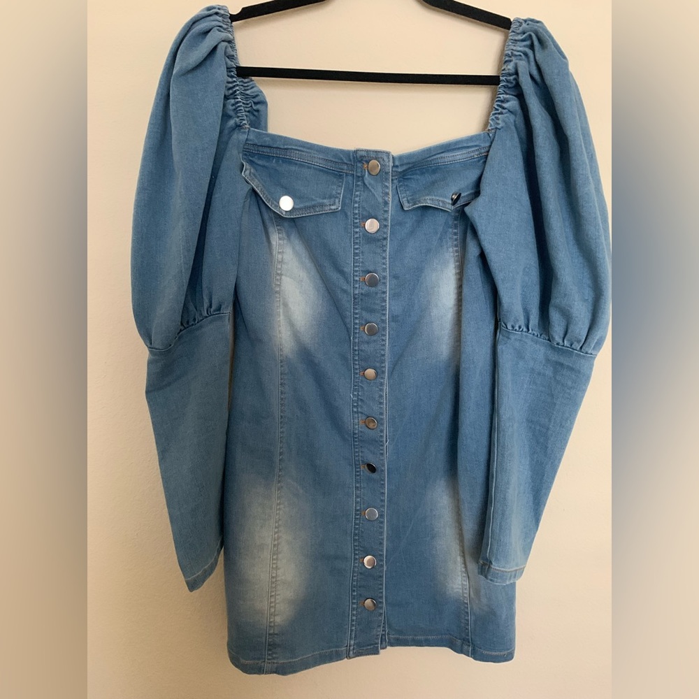 Athena denim dress